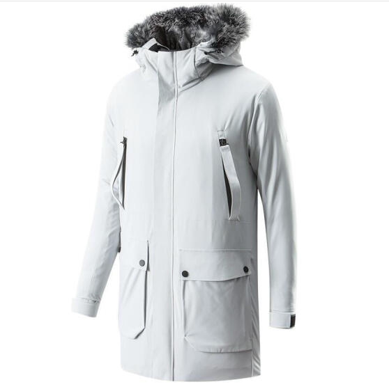 羽绒服男秋冬中长款保暖羽绒外套时尚运动户外加拿大风鹅绒上衣