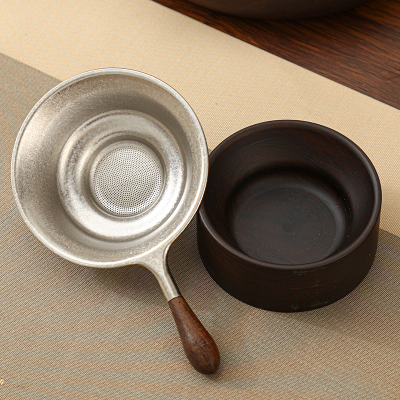 纯钛茶漏茶滤茶叶茶渣过滤器