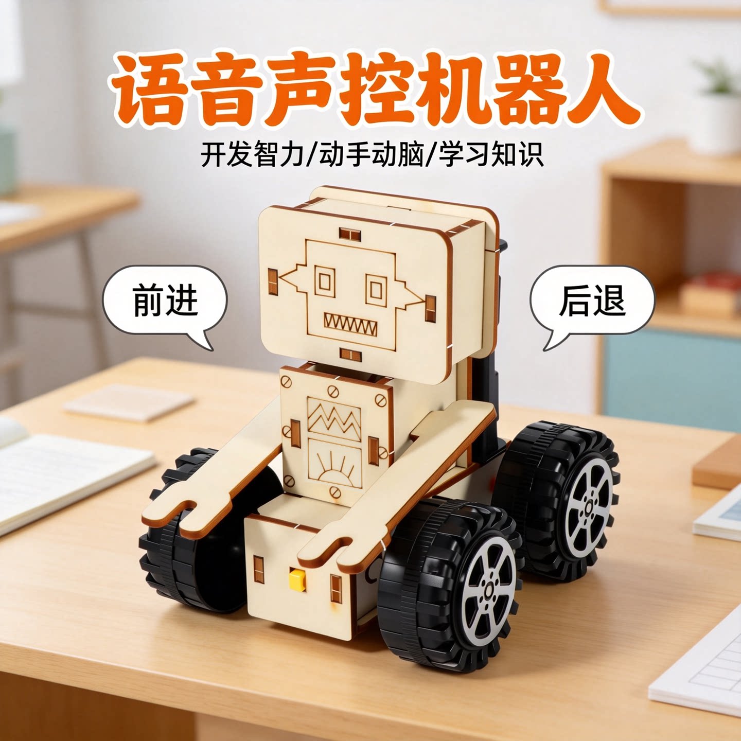 声控机器人DIY拼装科学实验