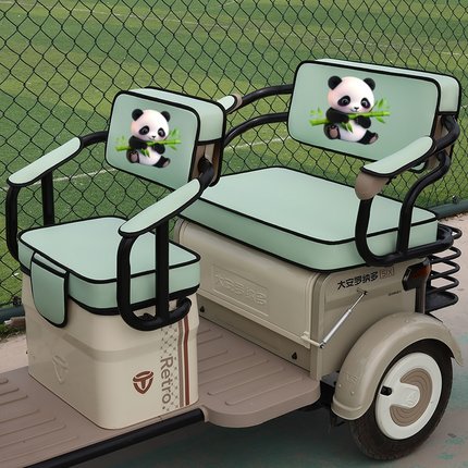 雅迪幸驰CM6 C18 C13CL2 C16乐享电动三轮车座套防水皮革坐垫定制