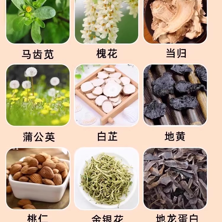 北京同仁堂朕皇马齿苋地龙蛋白双黄片草本萃取高含量中老年人官方