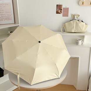 ins风加厚雨伞女晴雨两用小巧太阳伞马卡龙温柔风小巧防紫外线