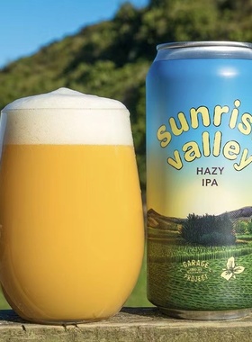 新西兰车库计划延龄草合酿双倍浑浊IPA精酿啤酒罐装440ml原装进口