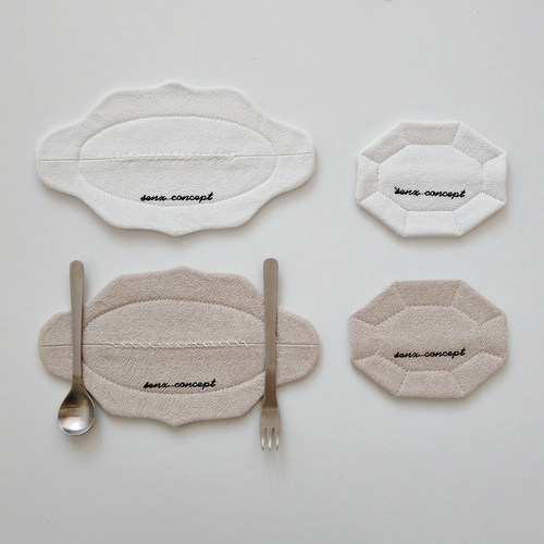 中古风亚麻餐垫餐具垫西餐垫轻奢高级感客厅餐厅桌面装饰咖啡垫