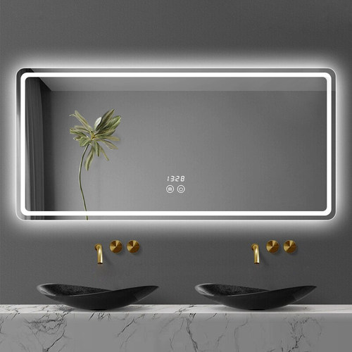 智能浴室镜带灯超白玻卫生间镜子