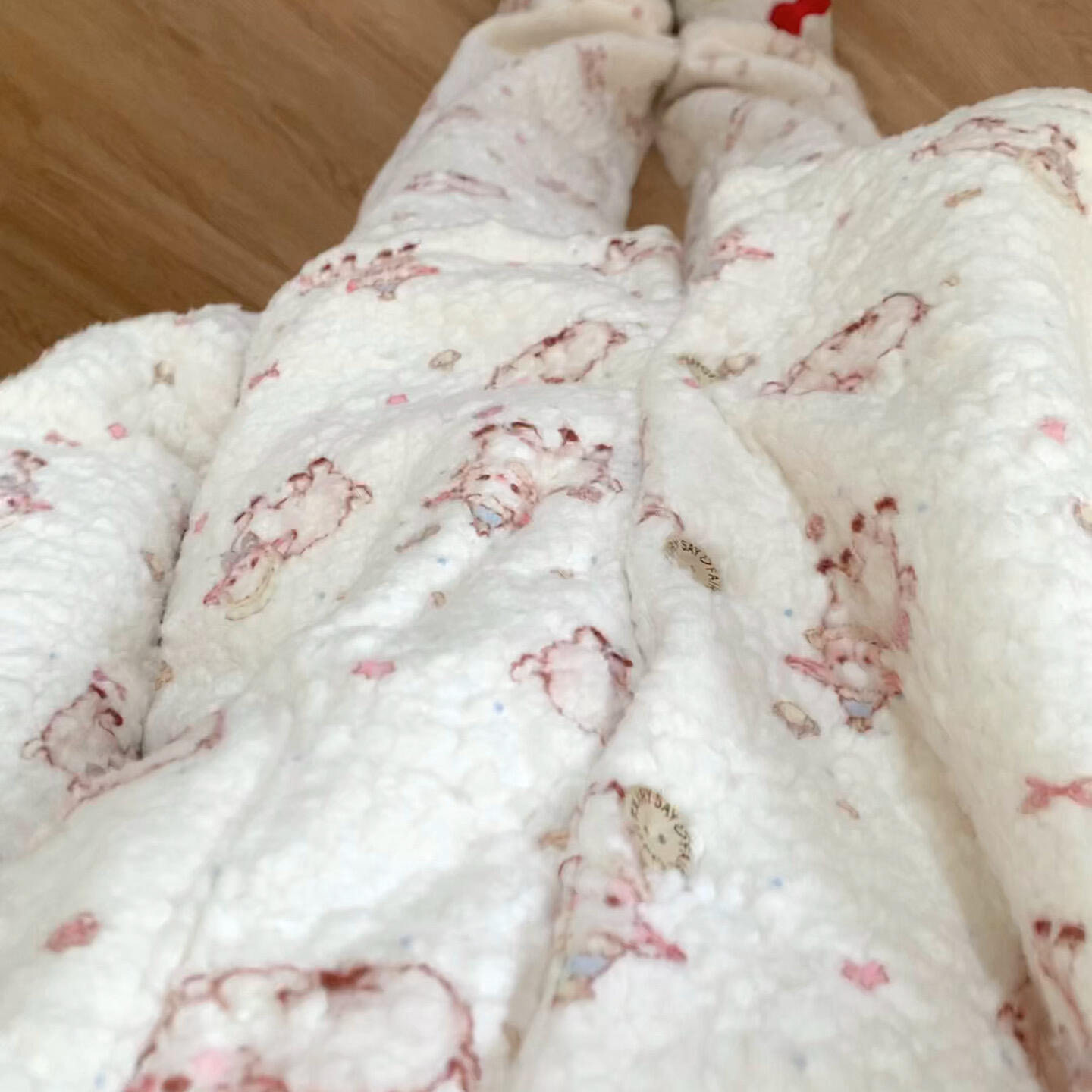 侘町2026睡衣新款奶呼小羊羊羔绒可外穿冬季保暖舒适套装女家居服,女士内衣/男士内衣/家居服,睡衣/家居服套装,淘宝优惠券,粉丝福利购,淘宝优惠卷