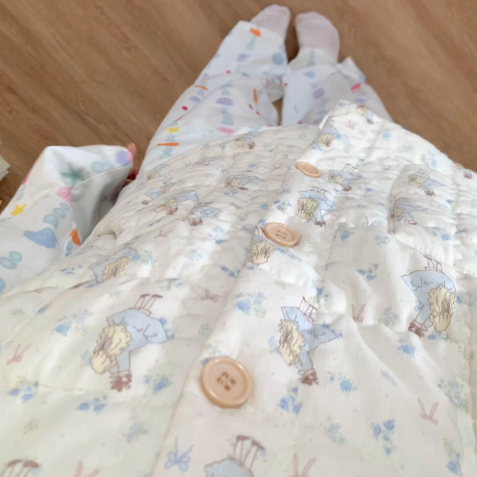 侘町2026冬季新款小熊马甲保暖空气夹棉女款卡通睡衣可外穿家居服,女士内衣/男士内衣/家居服,睡衣/家居服套装,淘宝优惠券,粉丝福利购,淘宝优惠卷