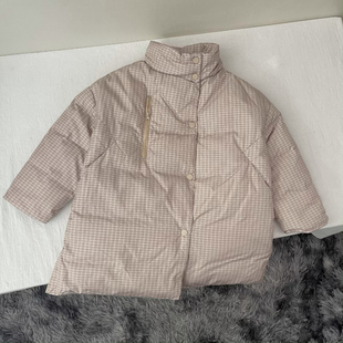 吾名堂品牌折扣儿童羽绒服中大童冬季保暖不对称儿童90白鸭绒偏大