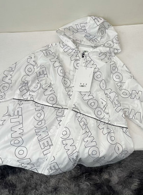 吾名堂品牌折扣女童夏装新款休闲百搭中长款连帽防晒衣休闲外套