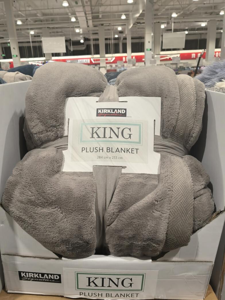 코스트코 커클랜드 구매 시그니처 모조 양 담요 후리스 담요 캐주얼 담요