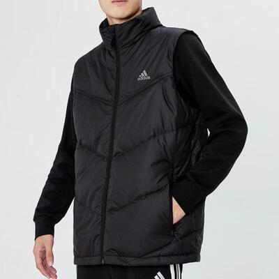 专柜正品 Adidas阿迪达斯冬季背心 防风保暖羽绒马甲