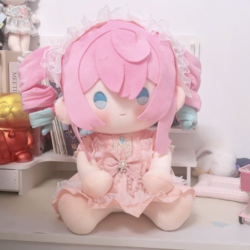 【糖果小堇】40cm棉花娃娃可爱玩偶生日毛绒公仔风堇坐姿同人周边