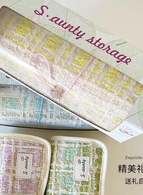 黄金铺盖卷便携饰品收纳包首饰收纳袋项链耳环收纳册女生首饰卷包