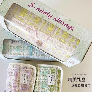 黄金铺盖卷便携饰品收纳包首饰收纳袋项链耳环收纳册女生首饰卷包