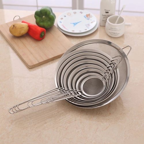 家用细滤不锈钢过滤漏勺