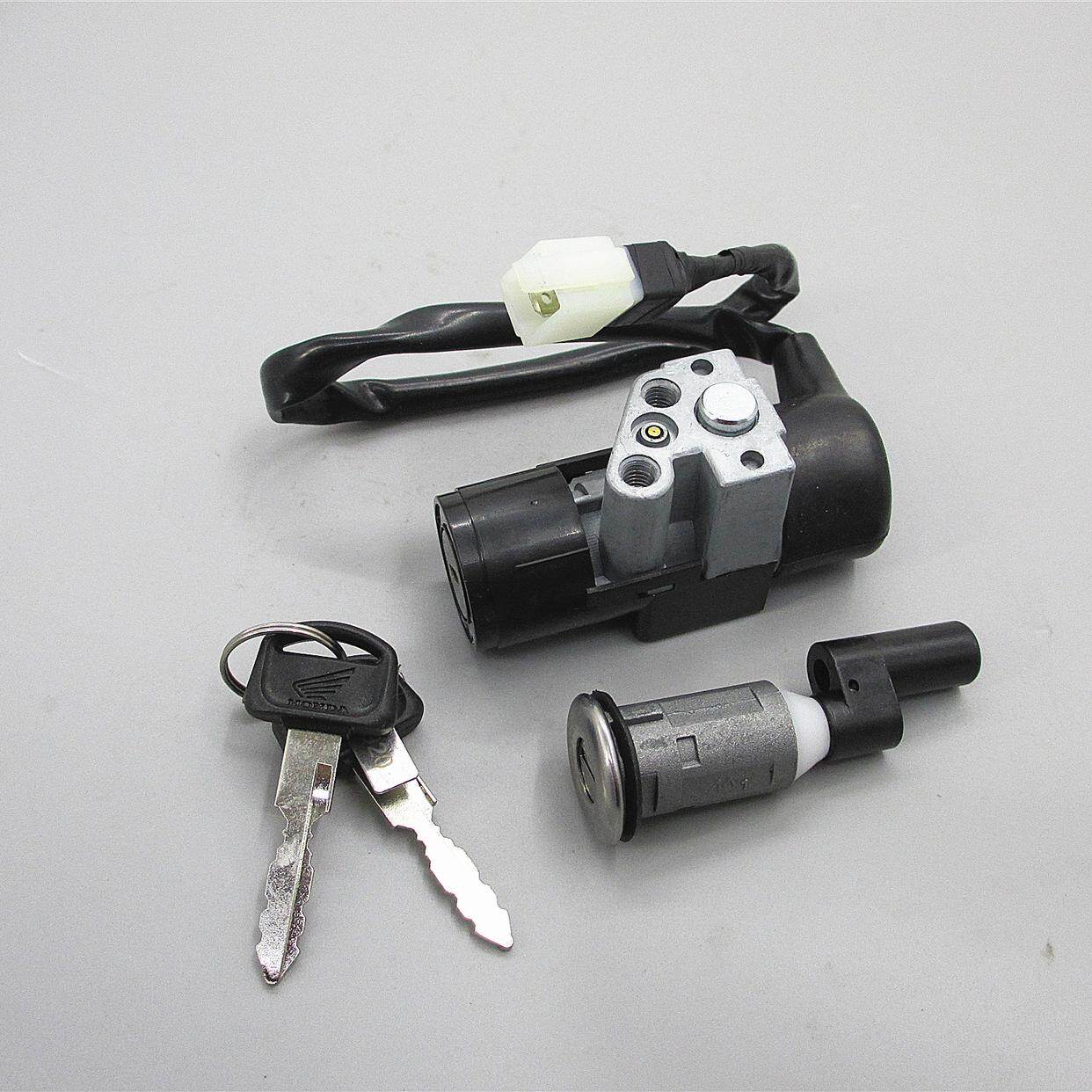 适用弯梁威武110-19-19A摩托车配件车锁套锁点火开关电门锁全车锁