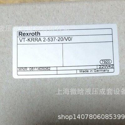 0811405082 VT-KRRA 2-527-20/V0 力士乐放大器现货