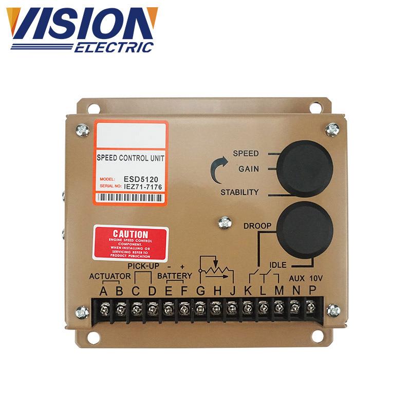 柴油机发电机配件ESD5120调速器电子调速板 转速 速度控制调节器