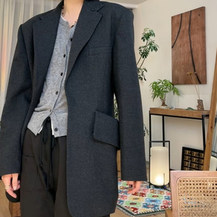 高货黑标 王 羊毛收腰长袖 西装 马ji拉2.9w LUNA 外套 调性西装