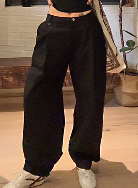 LUNA“意大利黑魂”非常显瘦的新版型独立设计师时装裤