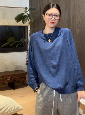 LUNA“拥有她”45R插肩针织缩绒毛衣