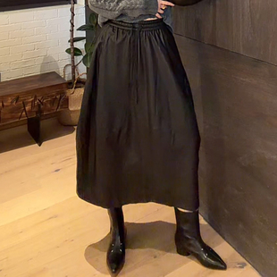 CDG秋冬立体花苞感羊皮皮裙 花苞 LUNA 高级羊皮