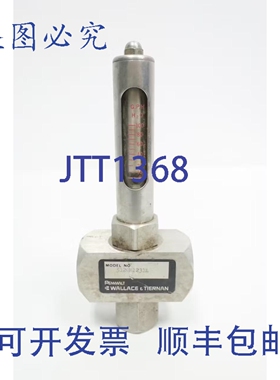 原装供应Wallace & Tiernan 5120M12314 吹扫流量计 0-100gph 1/2