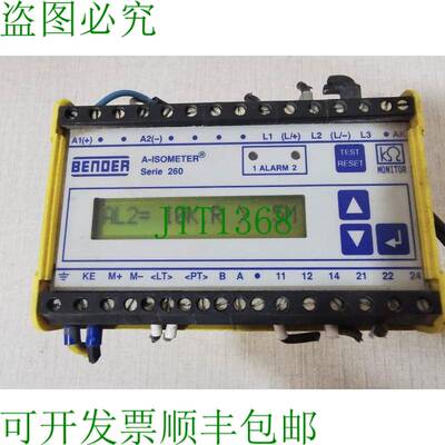 原装供应BENDER 1RDH265-4 A-ISOMETER 系列 260 绝缘监视装置