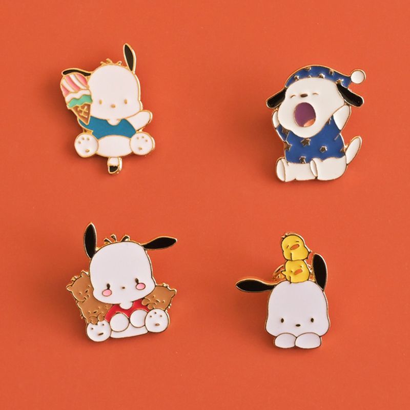 狗狗胸针可爱日系卡通帕恰狗