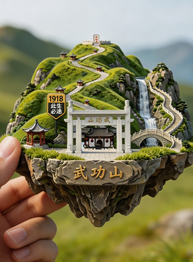 武功山冰箱贴磁吸纪念品