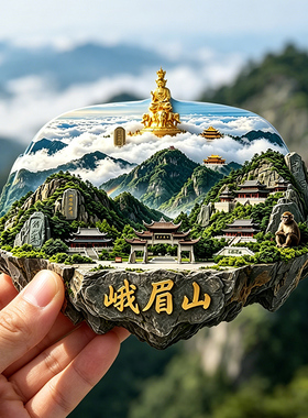 峨眉山冰箱贴磁吸2026新款