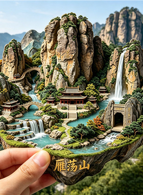 雁荡山冰箱贴磁吸2026新款