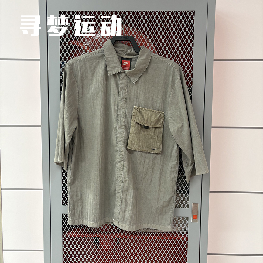 耐克Nike男子梭织短袖上衣