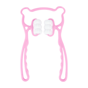 颈椎按摩器手动夹脖子颈部揉捏神器手持式家用经络滚轮肩颈按摩棒