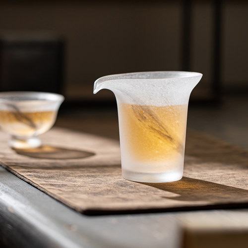 自遇堂墨影雪浅防烫加厚公道杯