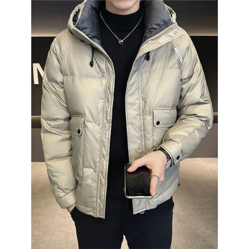 羽绒服男款潮牌工装连帽休闲痞帅气感加厚秋冬季2025新款外套