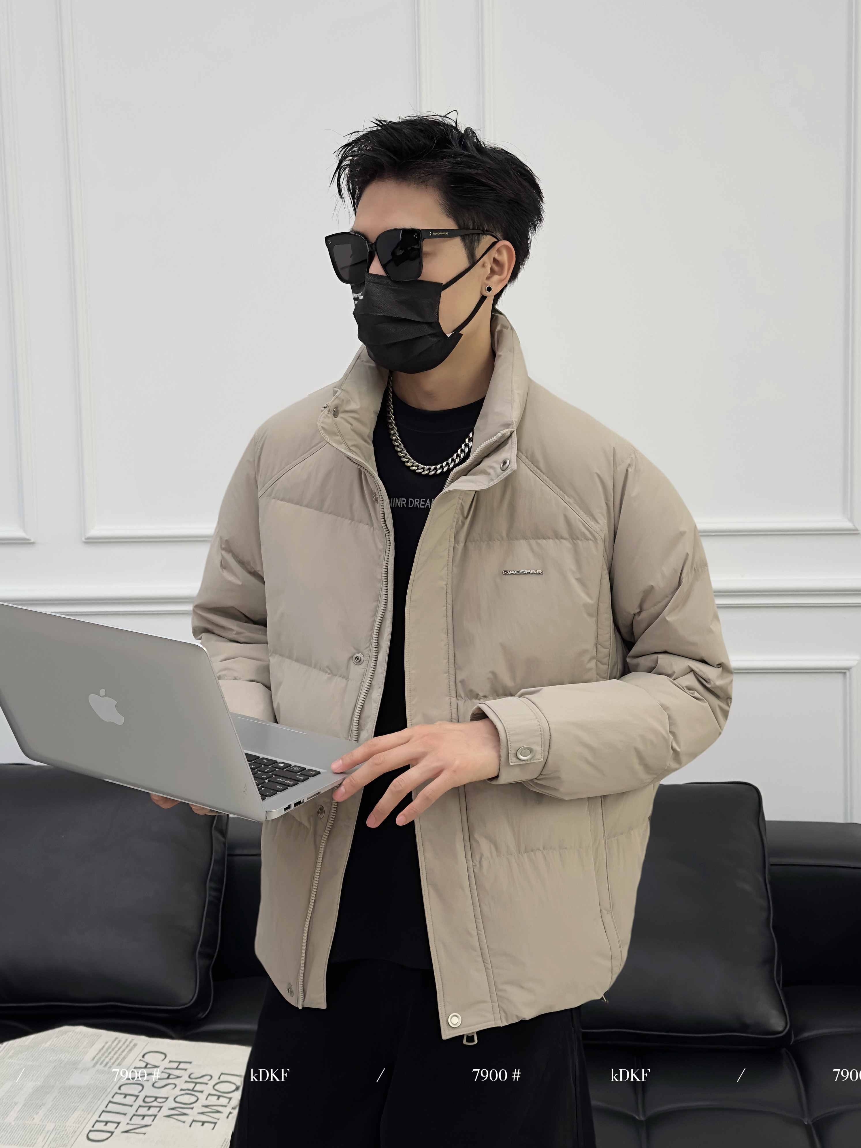 现货秋冬季新款个性羽绒服男士宽松大码50白鸭绒保暖外套男装上衣
