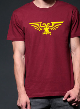 拜占庭帝国T恤东罗马帝国国徽双头鹰tee圆领短袖男女夏潮t恤