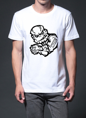 复联t恤漫威超级大反派灭霸圆领短袖男女灭霸响指半袖衣服T恤