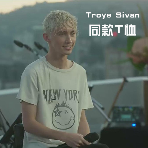 Troye SivanT恤特洛耶New York戳爷同款衣服男女休闲百搭专辑短袖