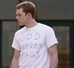 美剧无耻之徒同款god loves fags男女tshirt短袖T恤