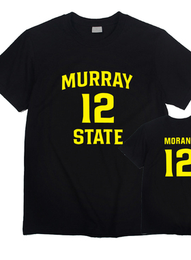 12号贾莫兰特莫瑞州立大学球衣Ja Morant男女夏季篮球短袖t恤半袖