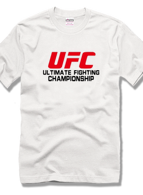 ufc T恤格斗赛 T恤 格斗T恤 散打拳击相扑短袖T恤