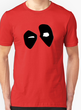 Marvel t恤复联 死侍T恤 deadpool游戏短袖t恤 男女情侣装短袖T恤