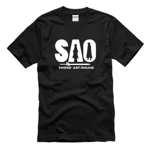 t恤 Online刀剑神域t恤SAO短袖 男女 动漫周边 T恤 Sword 短袖 Art