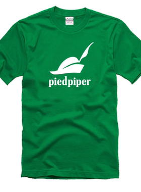 Silicon Valley硅谷纯棉t恤衫美剧pied piper魔笛手男女短袖T恤