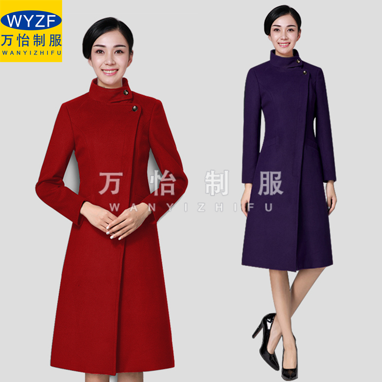 定做学校学生羊毛呢加厚大衣