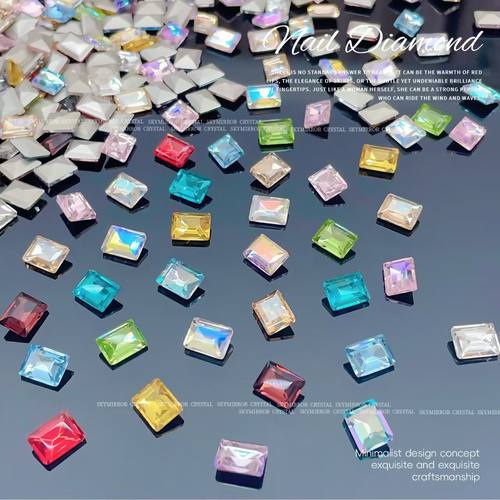 异形穿戴甲尖底冰糖超闪