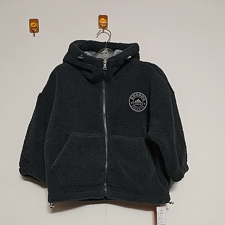 W935巴bu男童羊羔绒外套冬款厚款连帽外套中大童