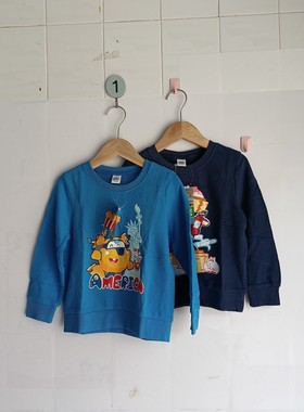亏本清班尼L童装春秋款卫衣中大童纯棉长袖T恤10.11.12.13.14.15